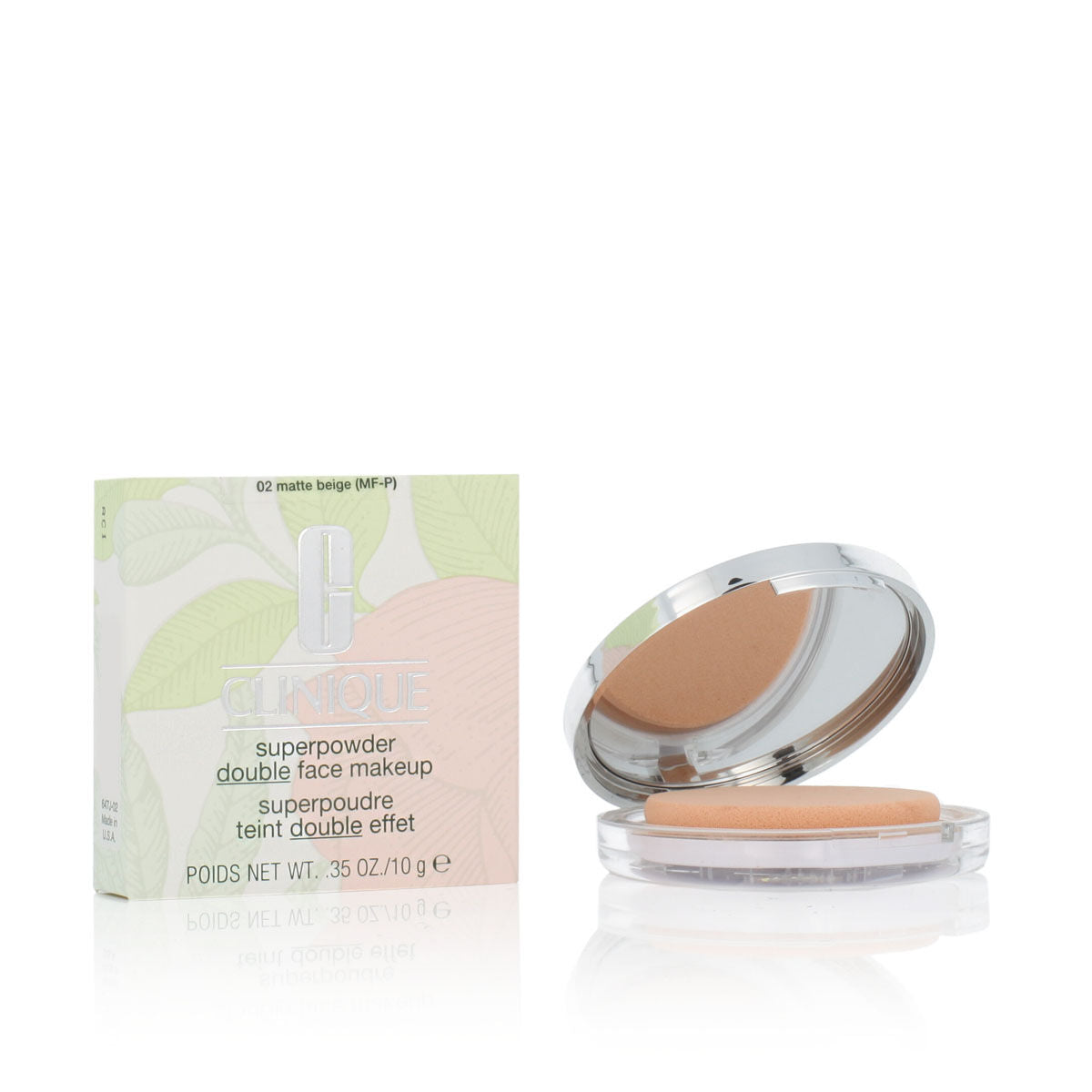 Powder Make-up Base Clinique Nº 02 Matte Beige 10 g-2