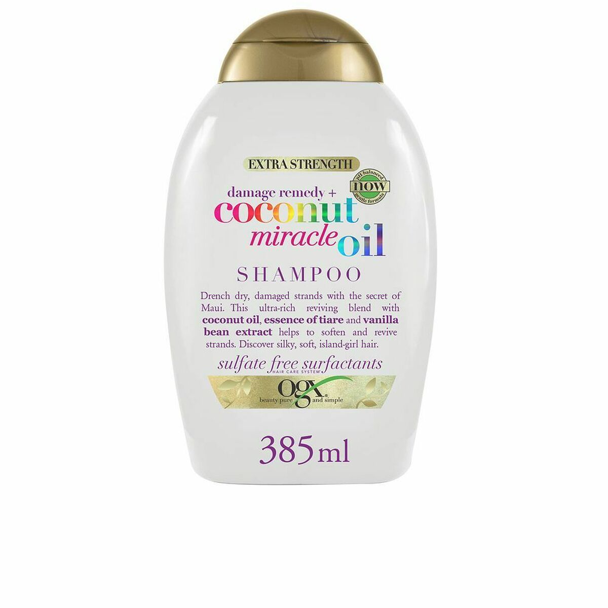 Restorative Shampoo OGX Coconut MIracle Oil Damaged Hair (385 ml)-0