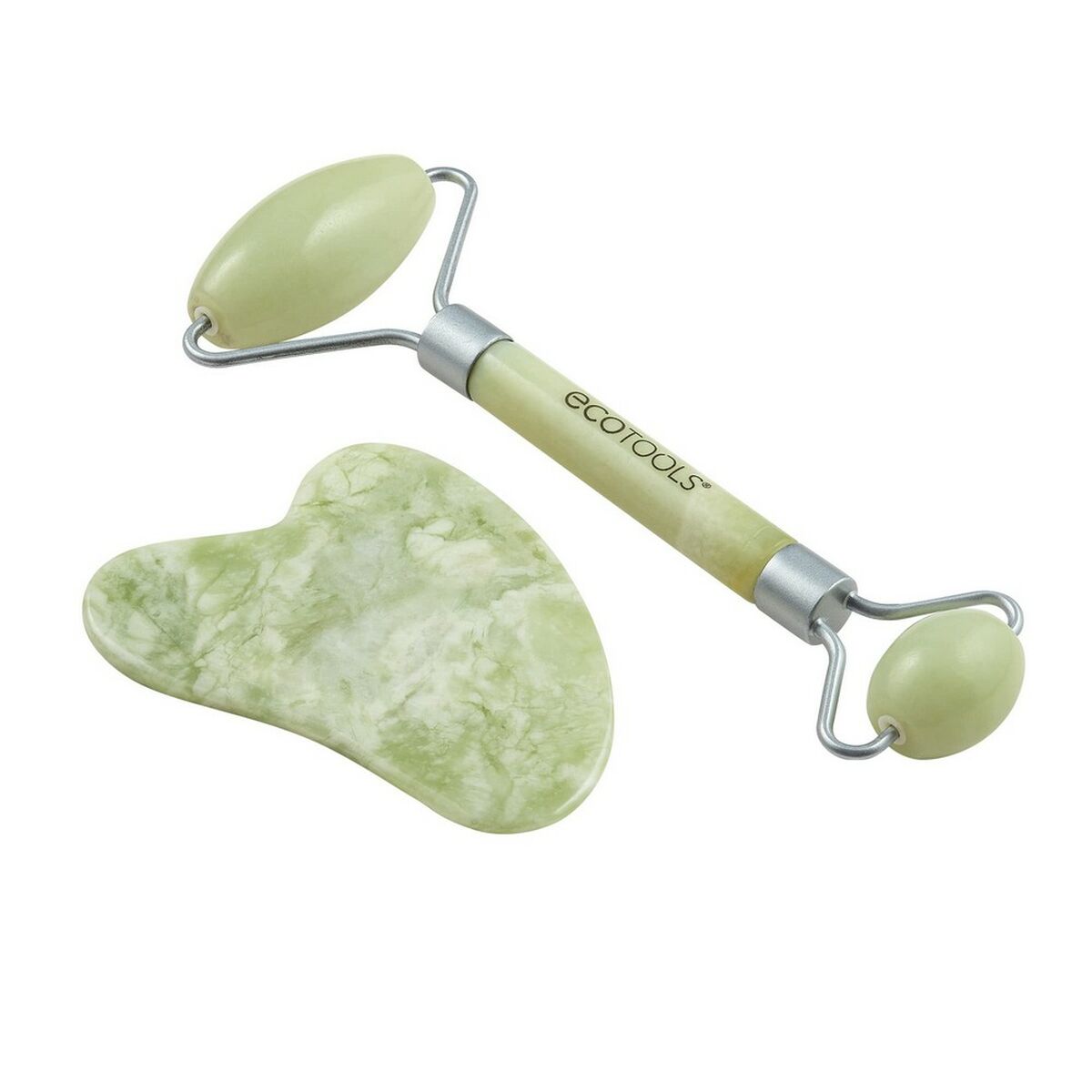 Trattamento Antietà Viso e Collo Ecotools Jade Jade Set 2 Pezzi-5