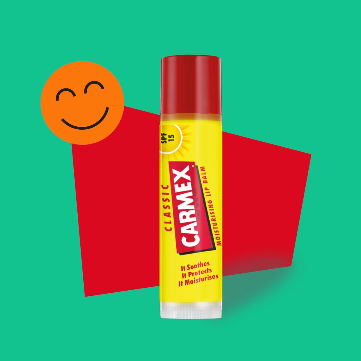 Moisturising Lip Balm Carmex Classic Yellow Black Spf 15 Stick-11
