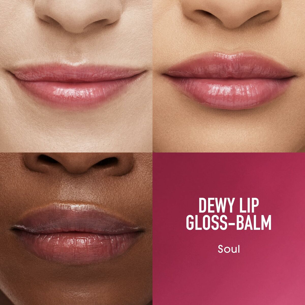Lippenstift bareMinerals DEWY LIP Purple Soul 2,3 g-1