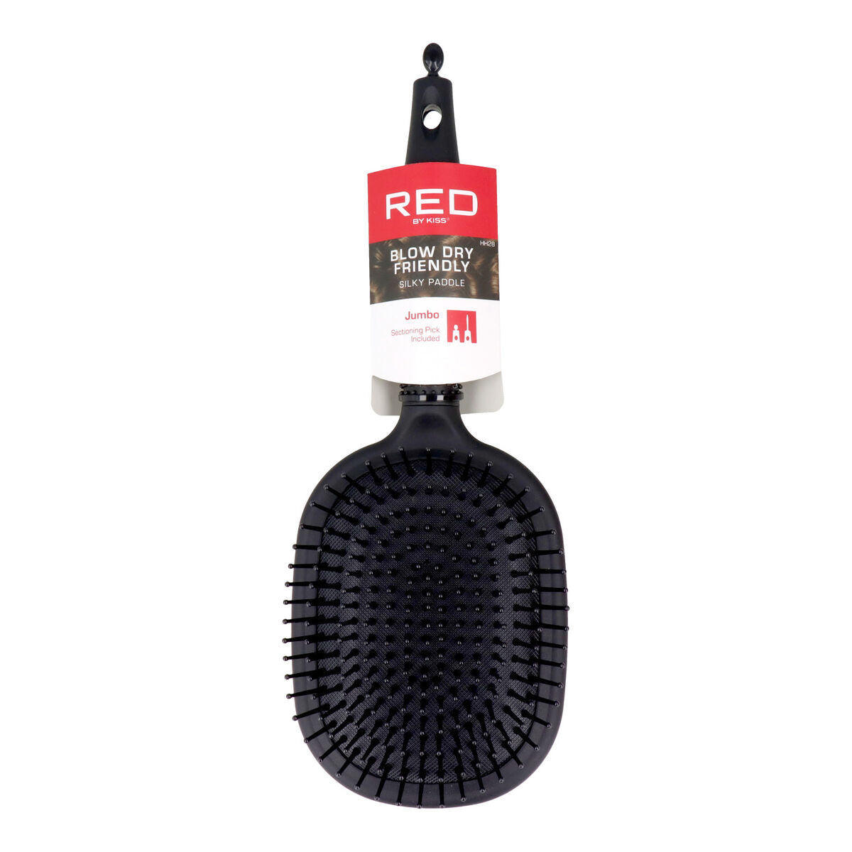 Perie de descurcare Red Kiss Kiss Rubberized Black-0