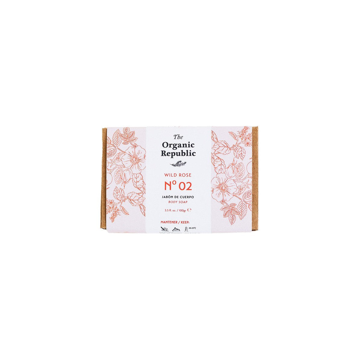 Soap Cake The Organic Republic Jabón Rosehip 100 g-0