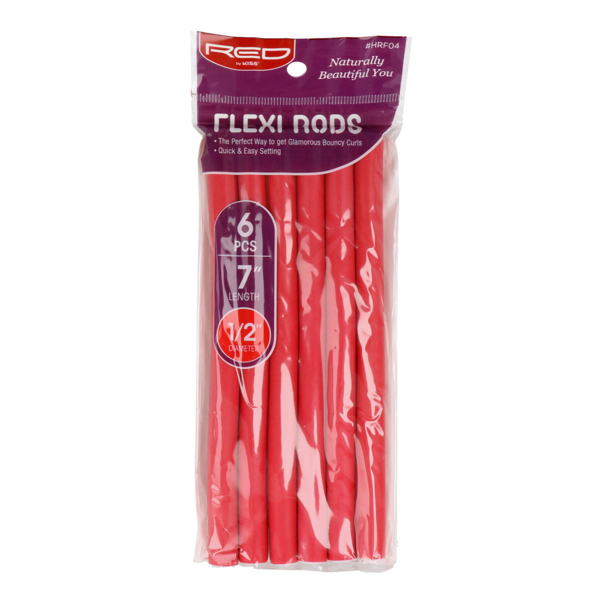 Bigodini Red Kiss Kiss Flexi 6 Pezzi-0