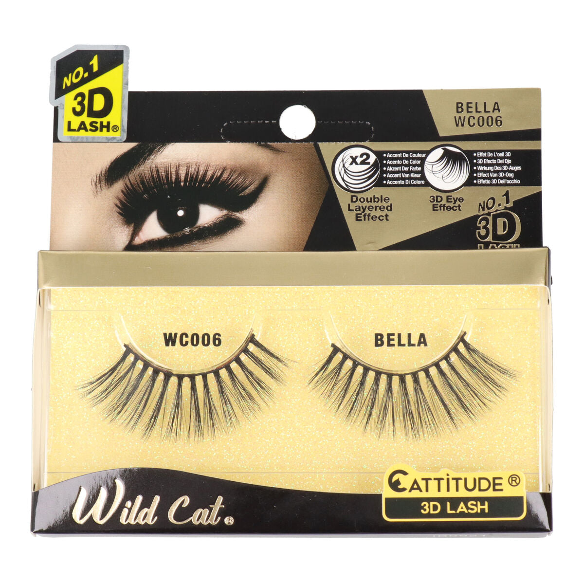 False Eyelashes Ebin New York Wild Cat Bella-0