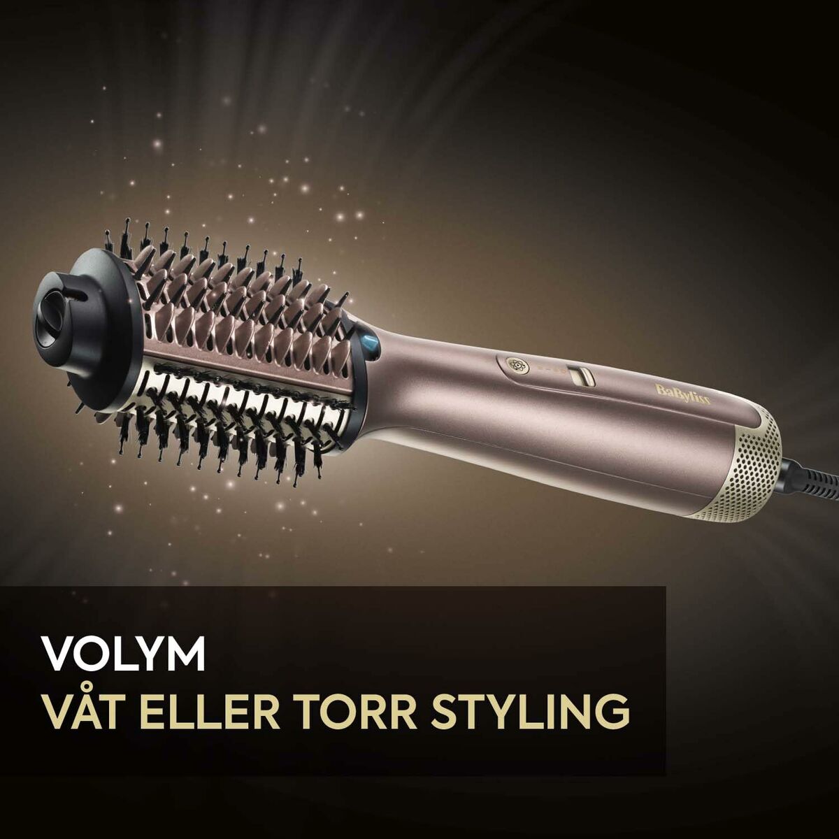 Stylingbürste Babyliss AS95E Schwarz Champagner 1000 W-1