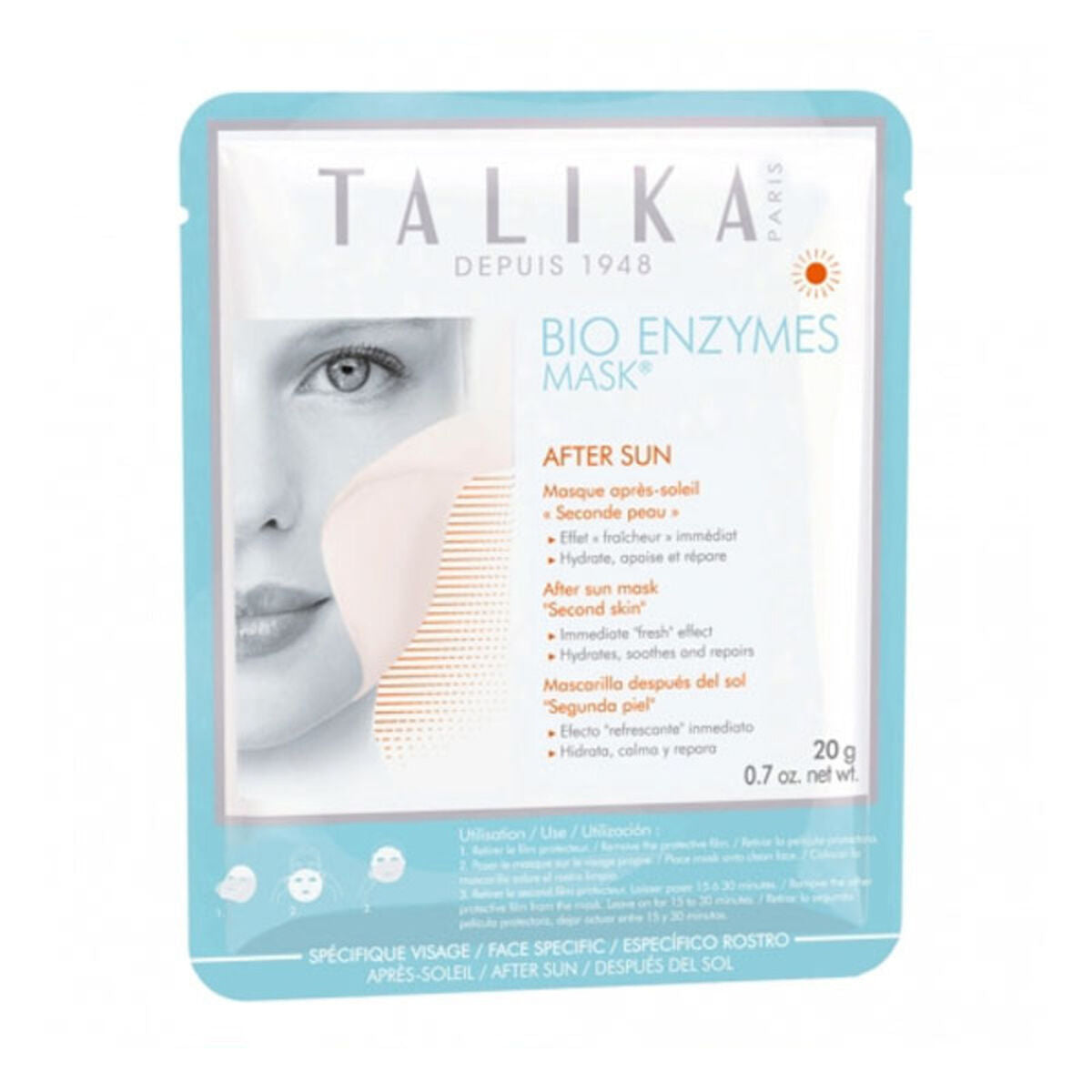 Maschera viso idratante Talika 11511 20 g (20 gr)-0