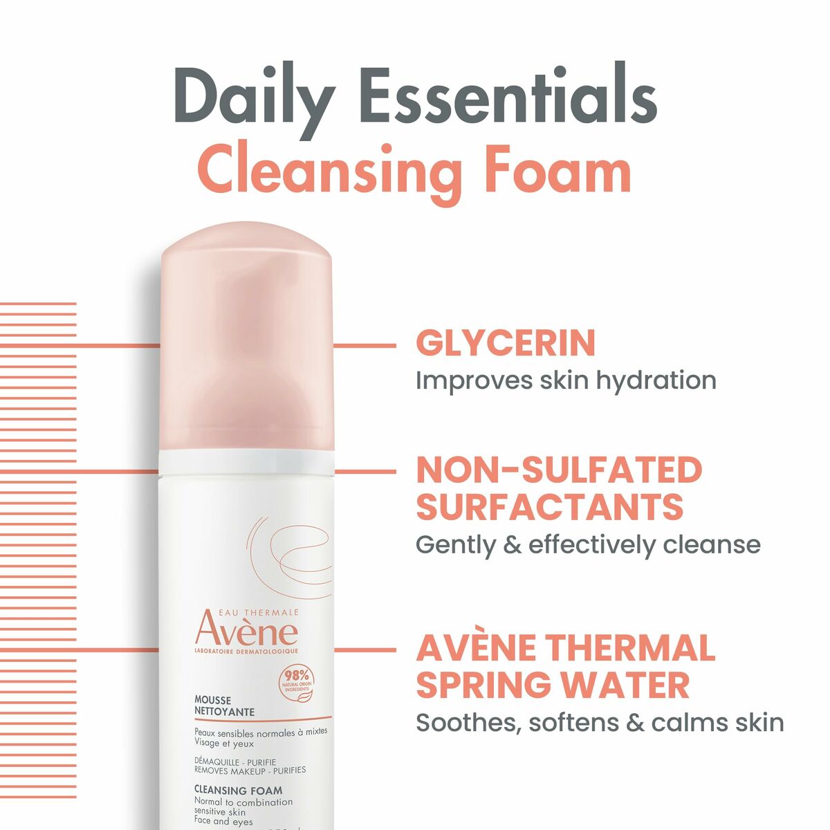 Struccante viso Avene Espuma-1