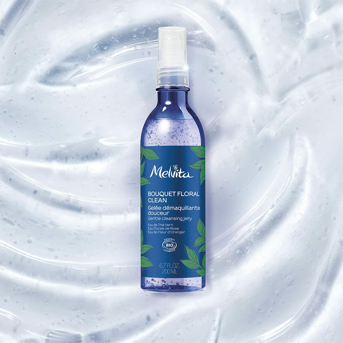 Facial Make Up Remover Gel Melvita Bouquet Floral 200 ml Detoxifying-1