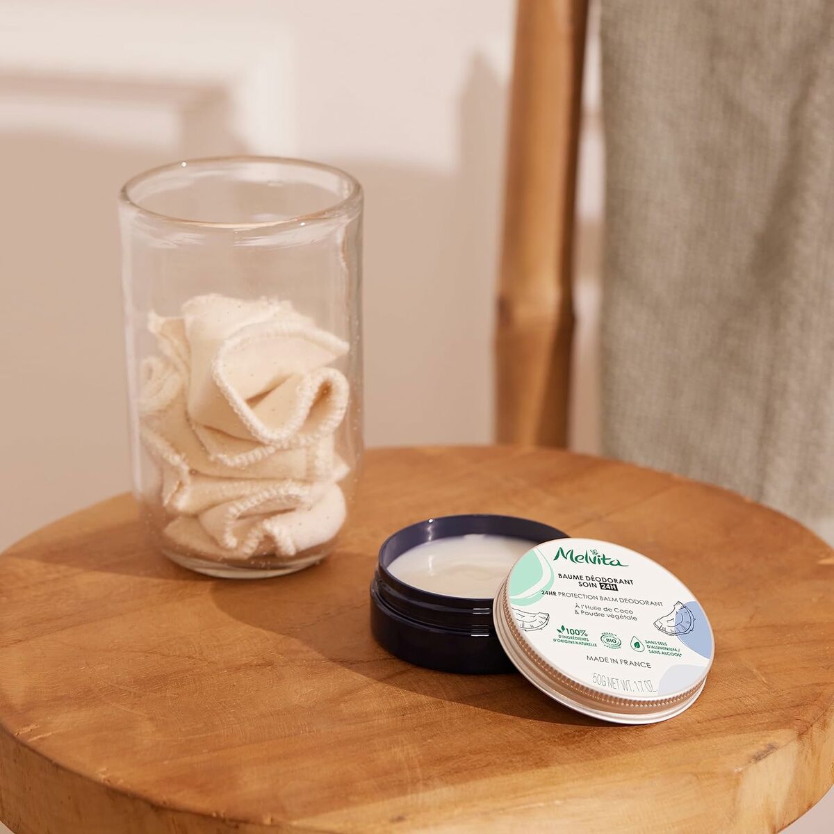 Creme-Deodorant Melvita Los Esenciales De Higiene 50 g Balsam-1