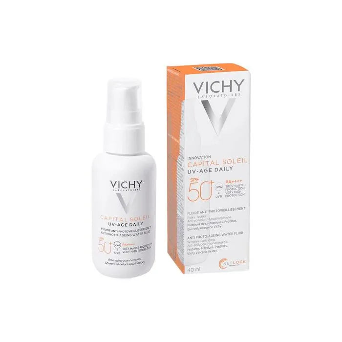 Vichy Capital Soleil Uv-Age Daily Water Con Colore SPF50+ 40 ml