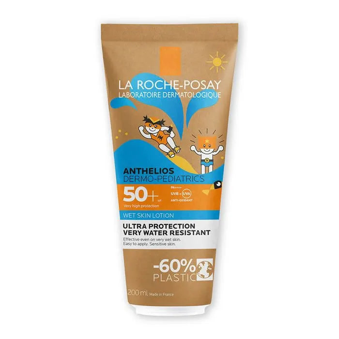 LA Roche-posay Anthelios Dermo Pediatrics Pozione gel Pelle Bagnata Spf50 200 ml
