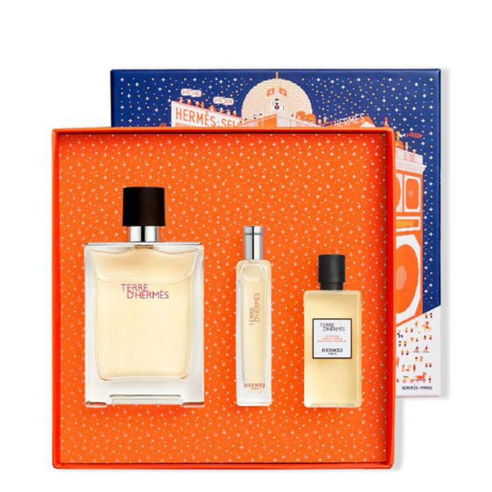 Hermès Terre eau de toilette 100 ml gel corpo spray 40 ml De Viaje
