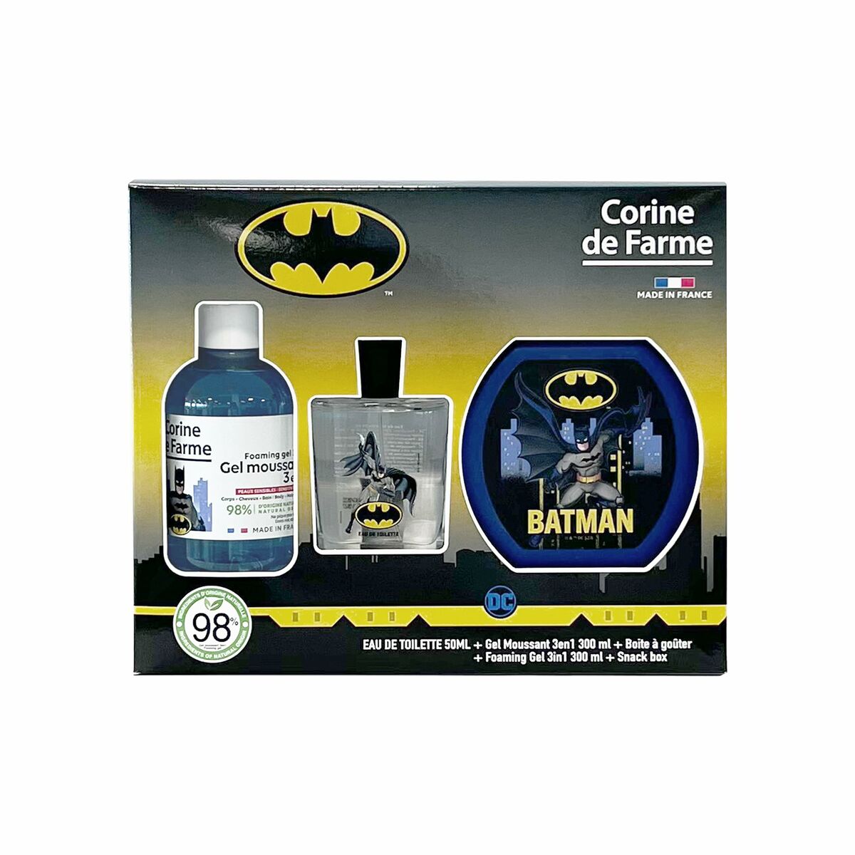 Profumo per Bambini Corine de Farme BATMAN EDT 300 ml 3 Pezzi-0