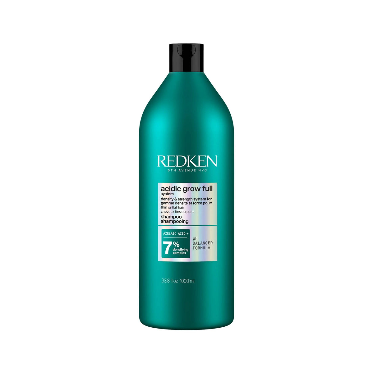 Redken Acidic Grow Full System shampoo, Sistema De Densidad e Fuerza per capelli Fino O Liso 1000 ml