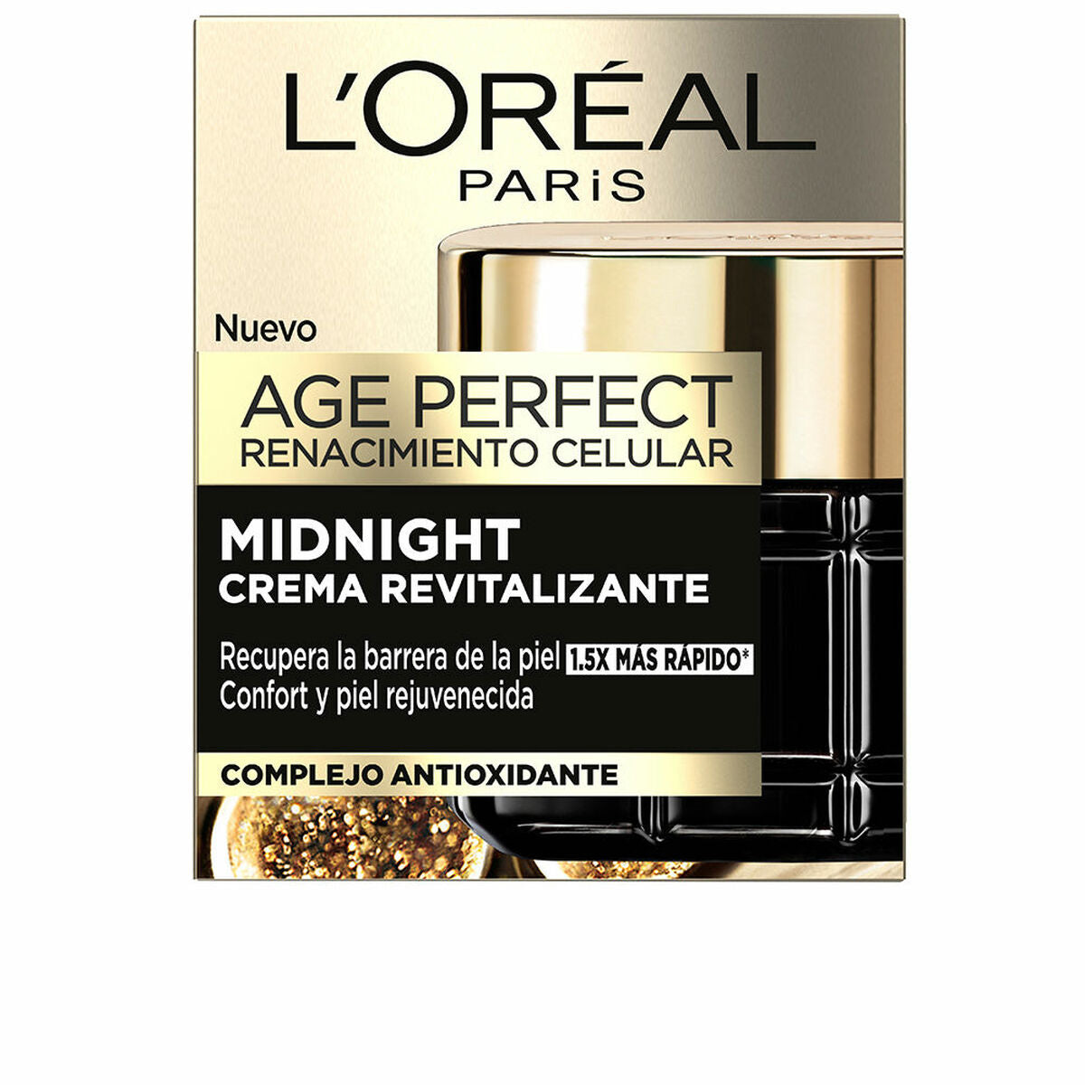 Cremă de noapte anti-îmbătrânire L'Oreal Make Up Age Perfect Revitalizing 50 ml-0