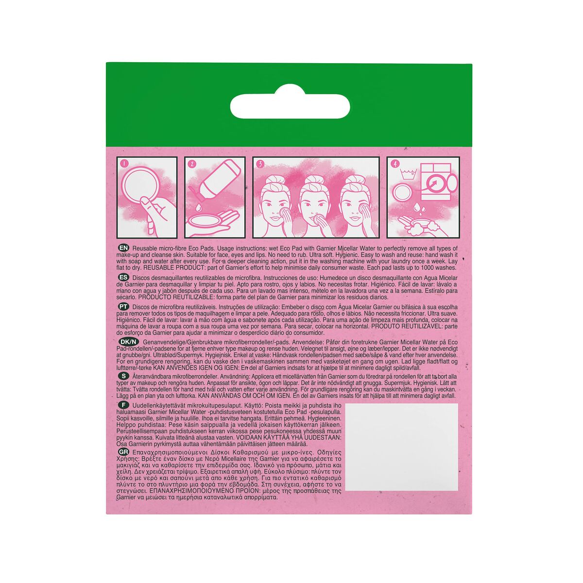 Abschminkpads Garnier Skinactive Waschbar-4