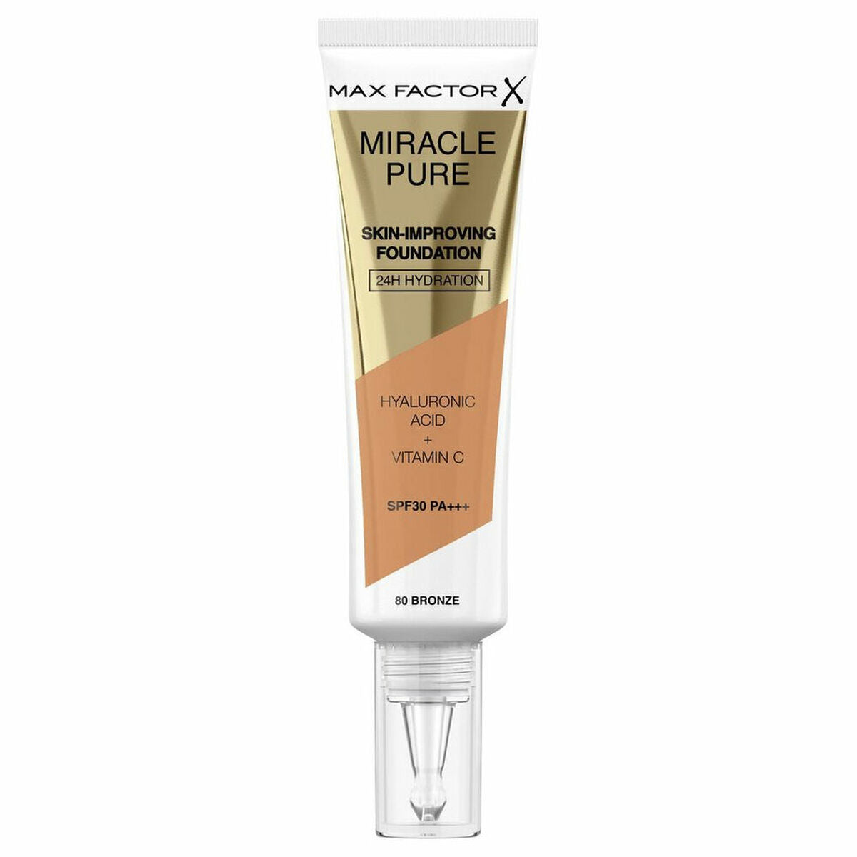 Liquid Make Up Base Max Factor Miracle Pure Spf 30 Nº 80-bronze 30 ml-0