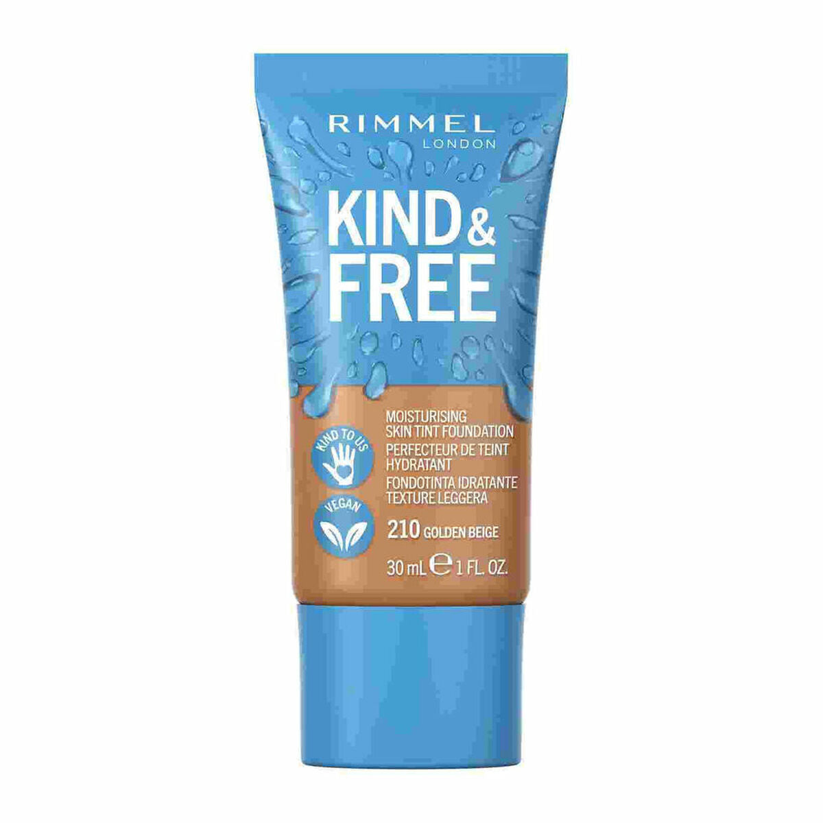 Crème Make-up Base Rimmel London Kind & Free 201-classic beige (30 ml)-0