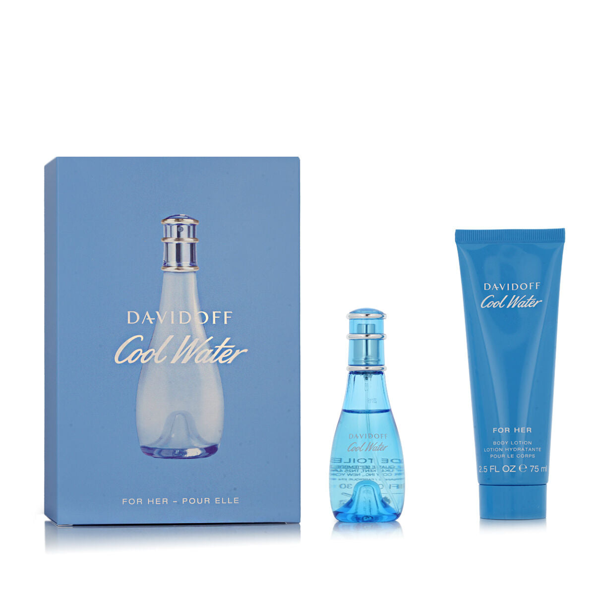 Women's Perfume Set Davidoff Cool Water 2 Pieces-0