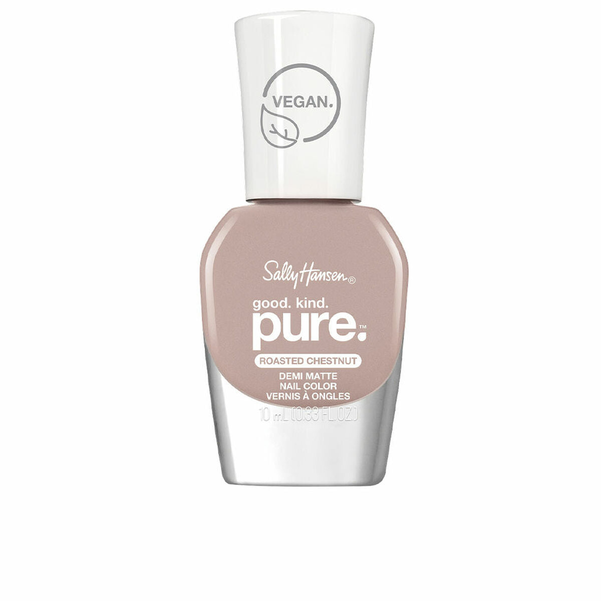 Nagellack Sally Hansen Good.Kind.Pure Semi-matte Nº 050-geröstete Kastanie (10 ml)-0