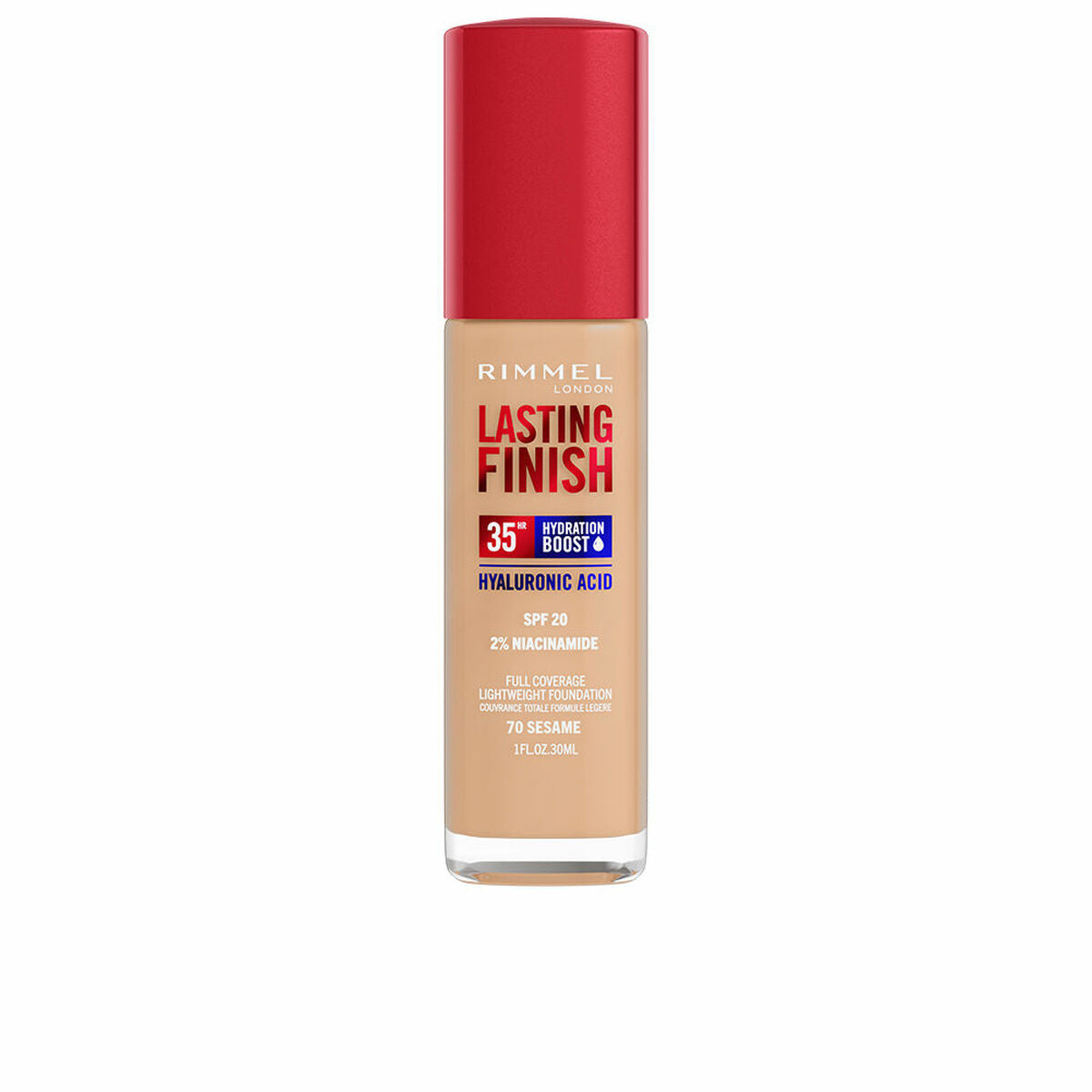 Creme-Make-up-Basis Rimmel London Lasting Finish Nr. 070 Sesam Spf 20 30 ml-0