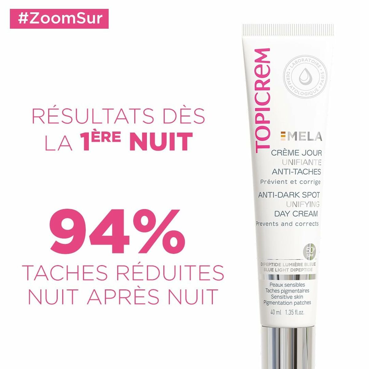 Day Cream Topicrem Mela Spf 50 40 ml-0