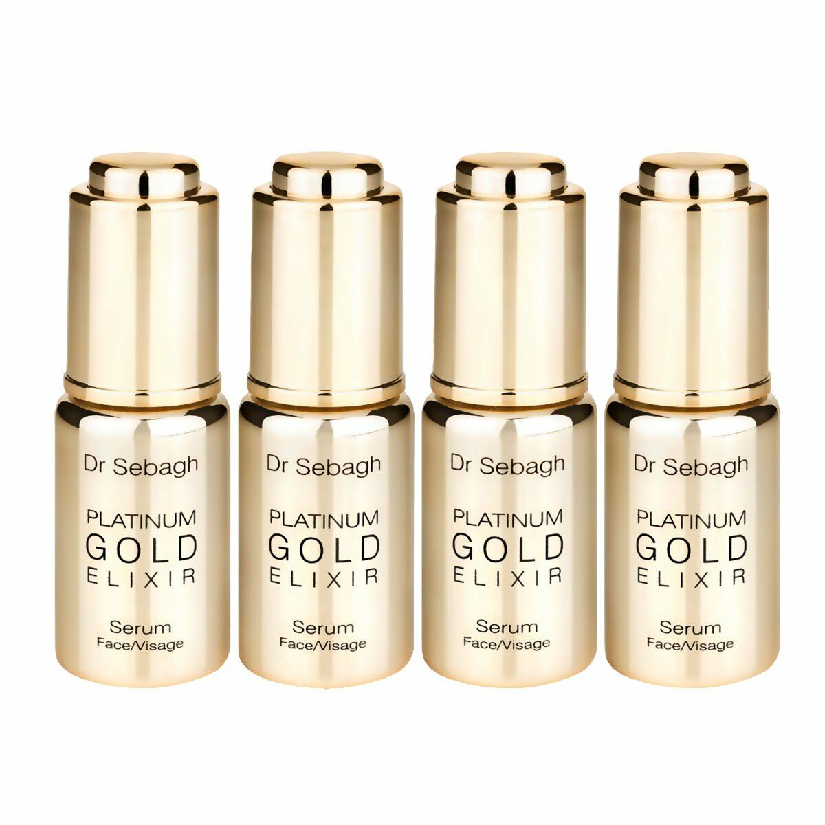 Facial Serum Dr. Sebagh Platinium Gold Elixir 4 x 10 ml-1