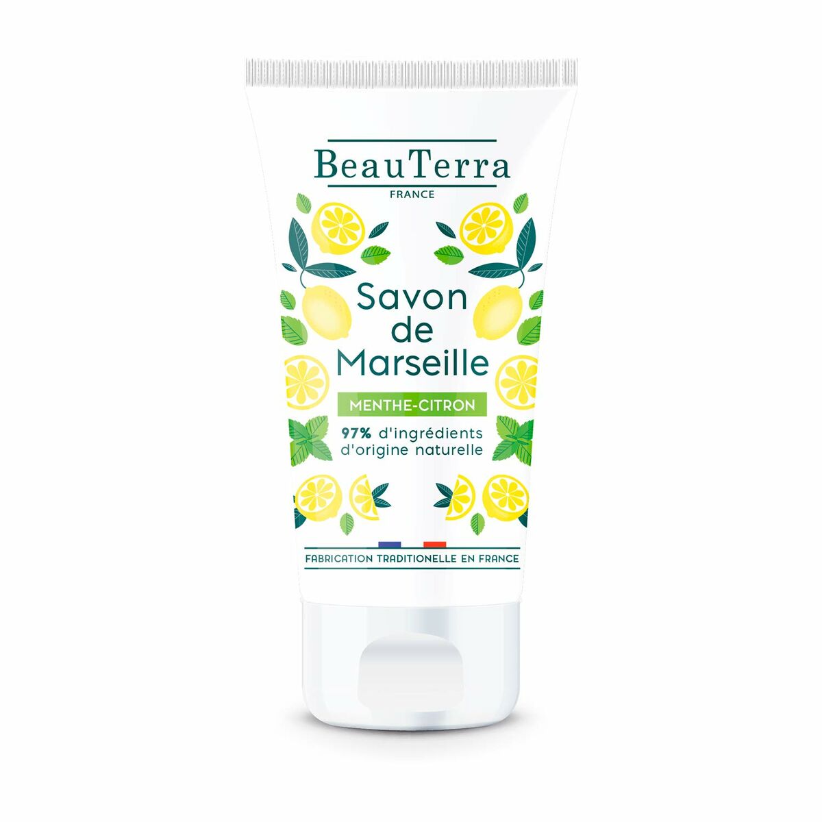 Marseille Soap Beauterra MARSEILLE 100 ml Lemon Mint-0