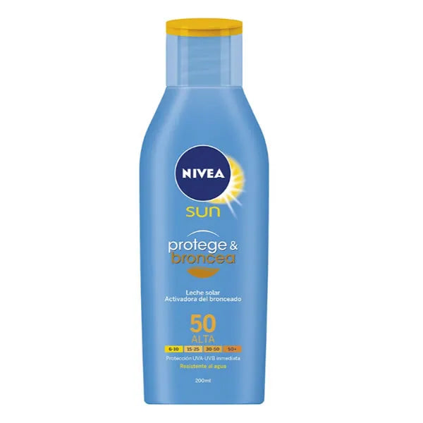 Nivea Nive Sun Latte Solare Protect And Bronze Spf50 200 ml