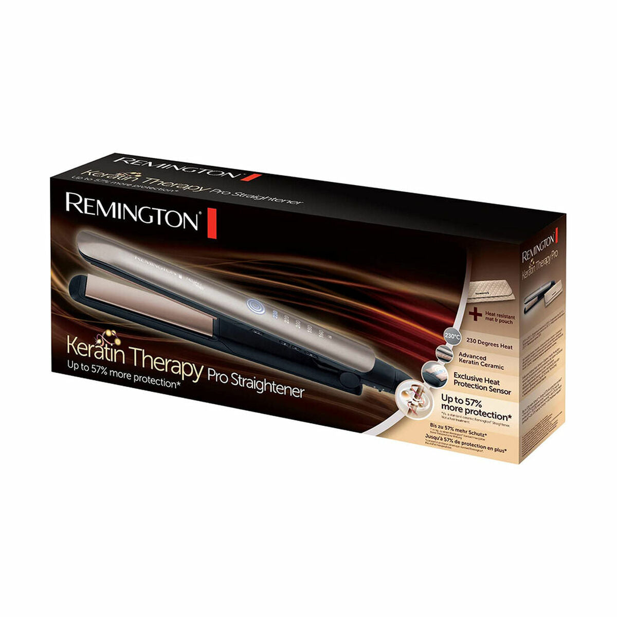 Piastra per capelli Remington S8540 Marrone Nero-1