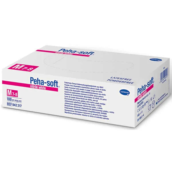 Hartmann Peha-Soft Nitrile White Di Medie Dimensioni
