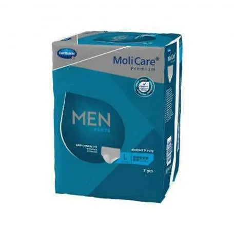 Hartmann Premium Men Pants 7 Gotas Pañal Masculino Talla L 7 pz Molicare
