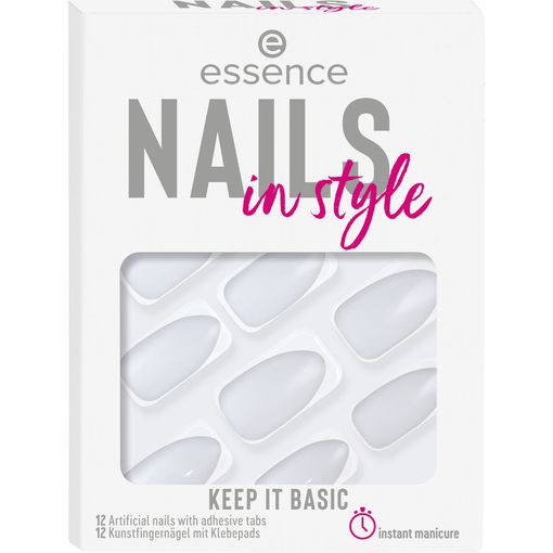 Essence Cosmetics Nails In Style unghie Artificiales 15-Keep It Basic 12 pz