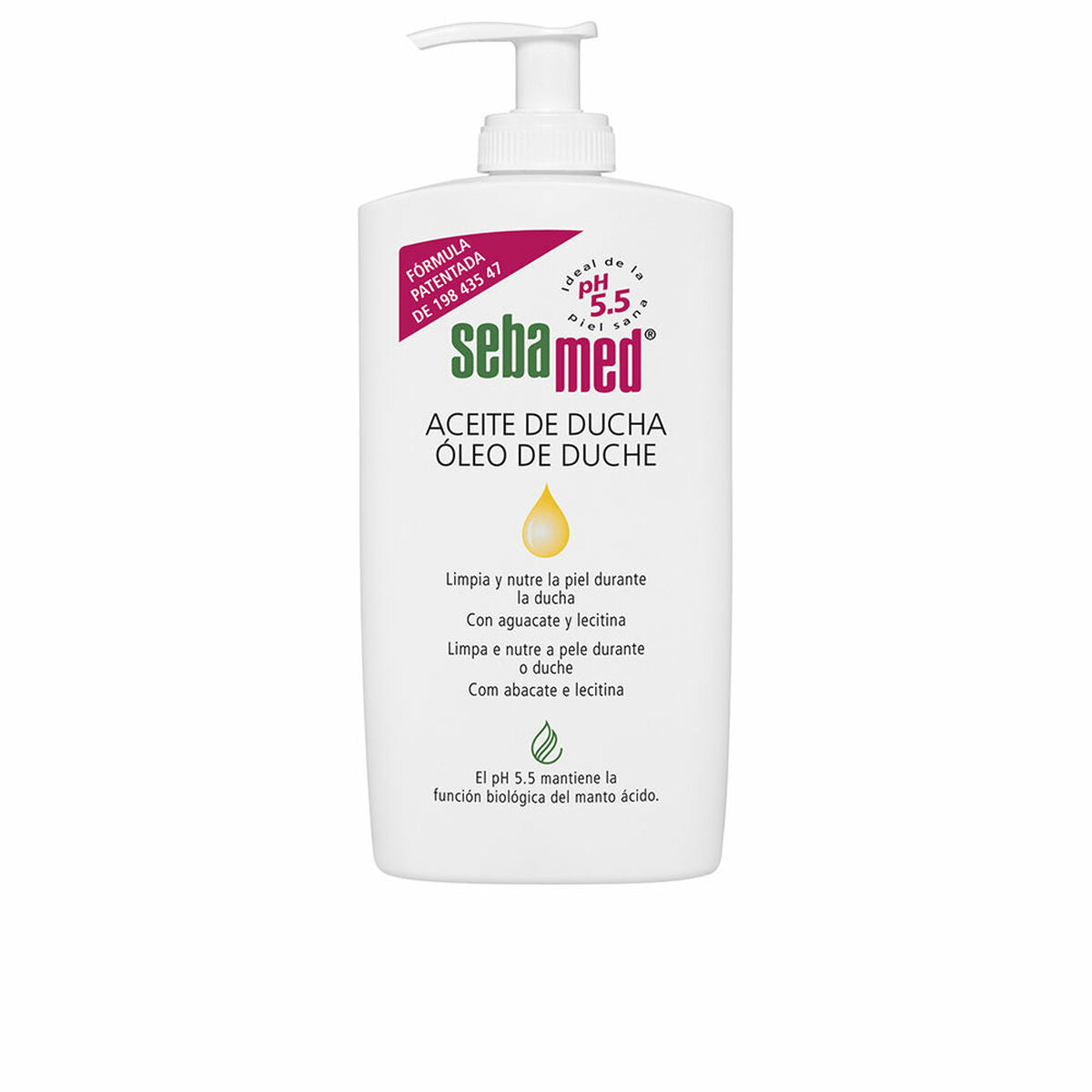Shower Oil Sebamed Without Soap 500 ml-0