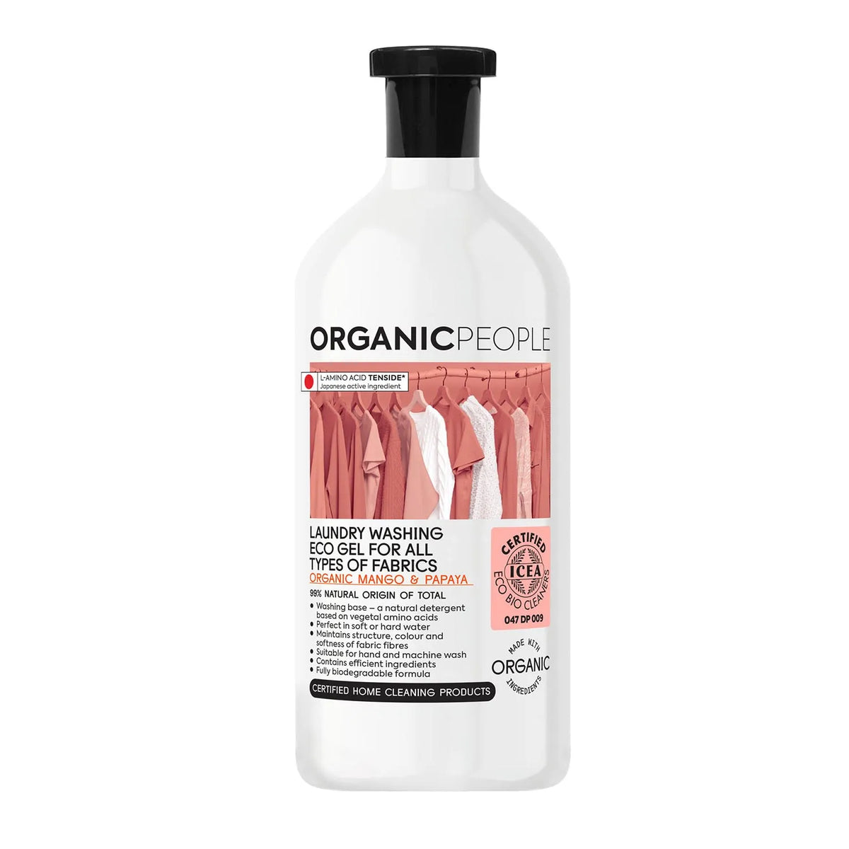 Organic People For All Types Of Fabrics Mango e Papaya Laundry Washing Eco gel 200 ml