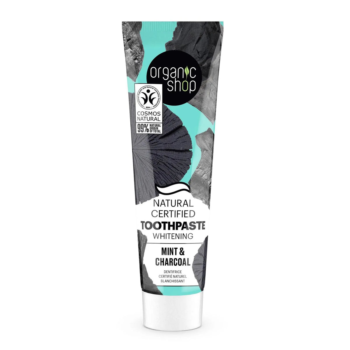 Organic Shop Mint Dentifrico Blanqueador 100 g