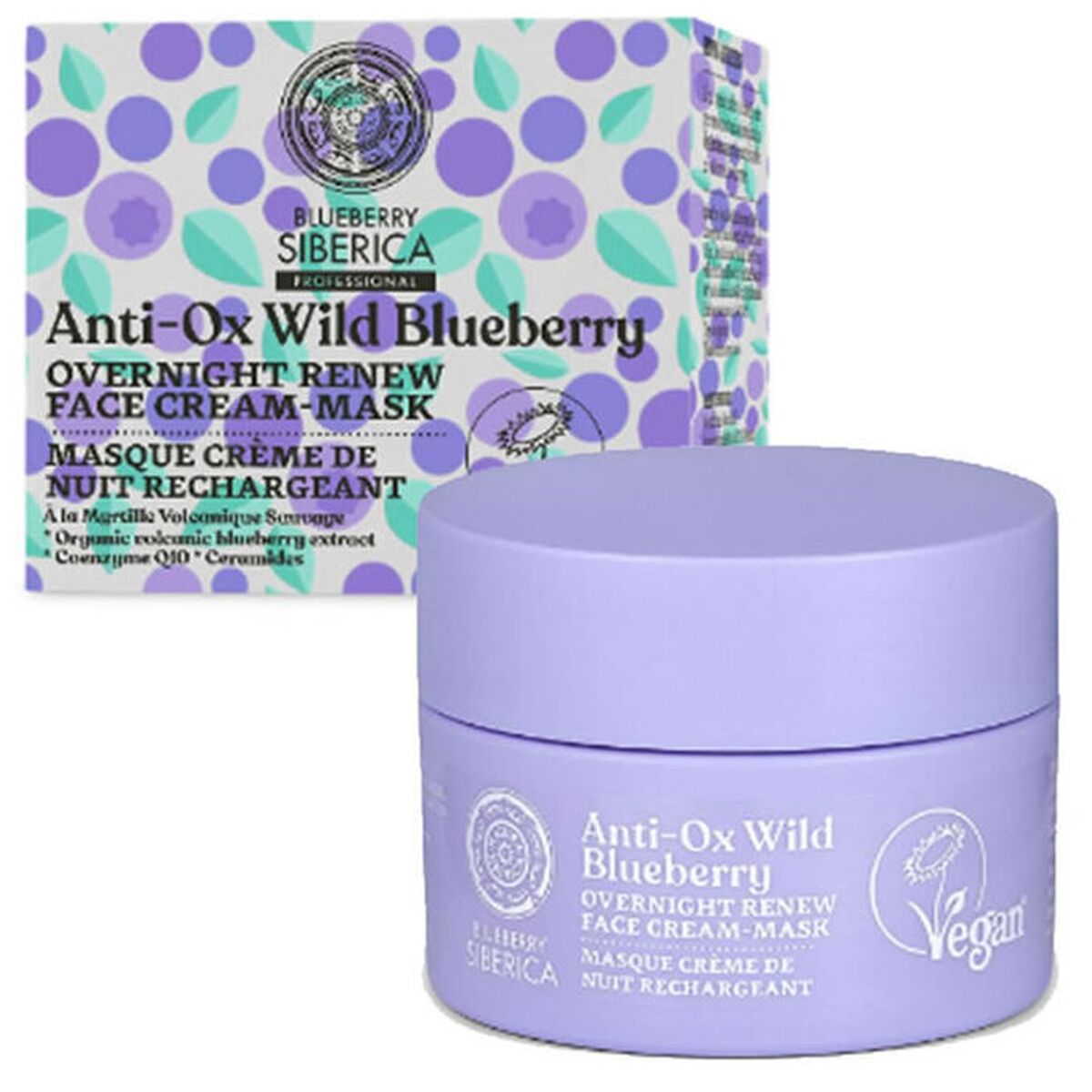 Crème hydratante pour le visage Natura Siberica 50 ml Myrtilles-0