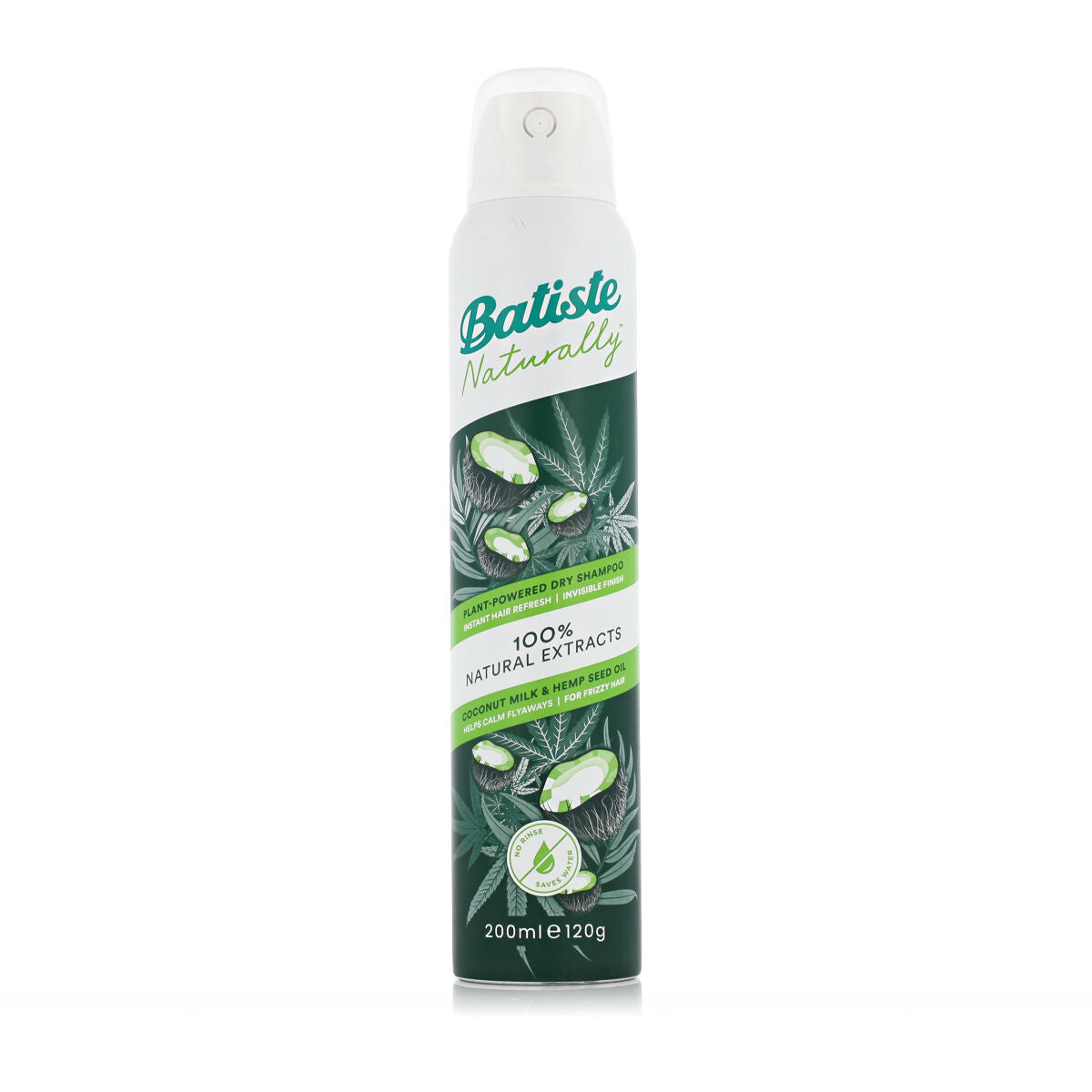 Champú Seco Batista Naturally 200 ml Leche de Coco CBD-0