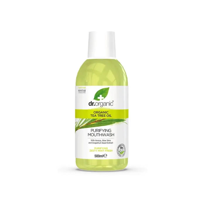 Dr Organic Tea Tree collutorio 500 ml