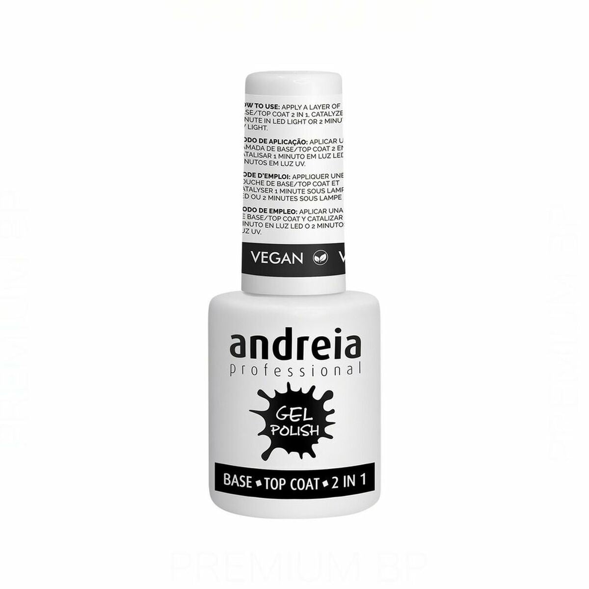 Nagellack Andreia Gel Polish Base Top Coat 2-in-1 (10,5 ml)-0