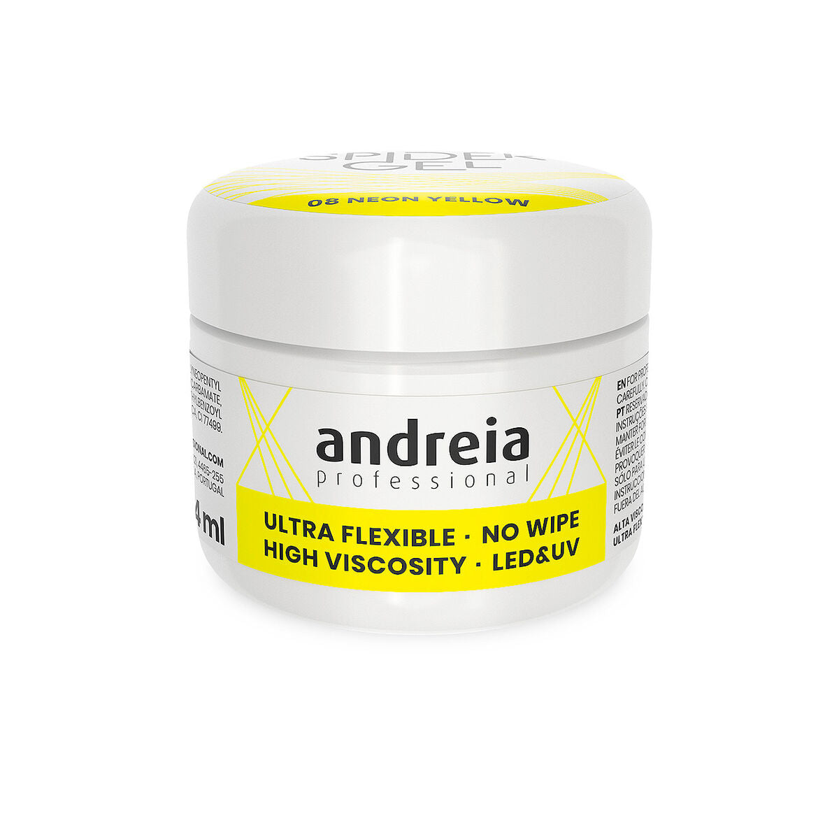 Gel-Nagellack Andreia Gel Spider 4 ml Neon Orange-0