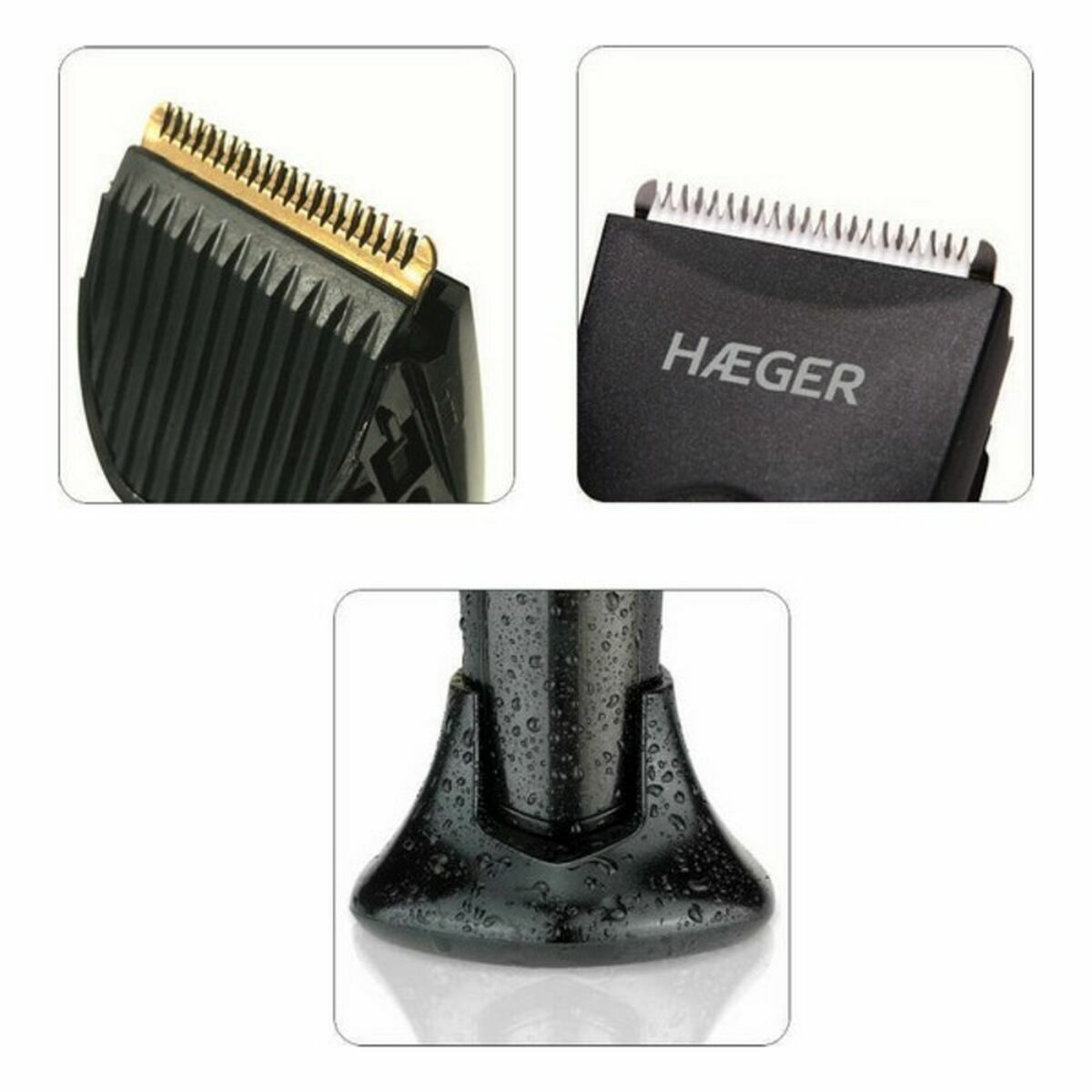 Afeitadora Eléctrica Recargable Haeger HC-03W.009A-3