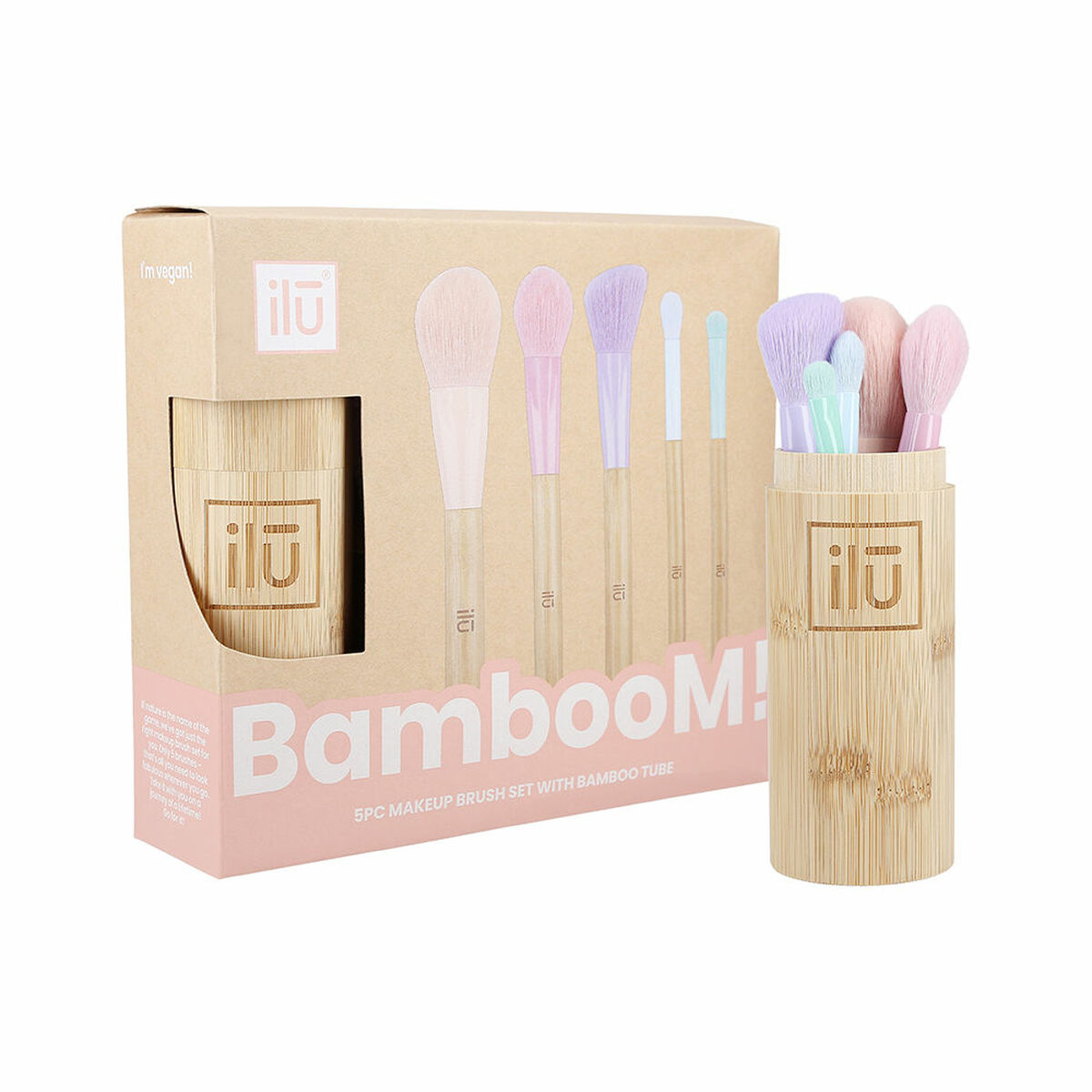 Set Pennelli Trucco Ilū Bamboom Lote Multicolor 6 Pezzi-0