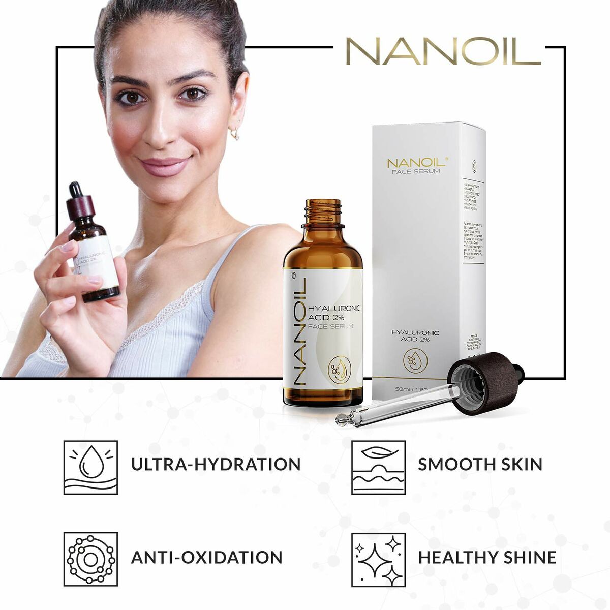Gesichtsserum mit Hyaluronsäure Nanoil (50 ml)-1