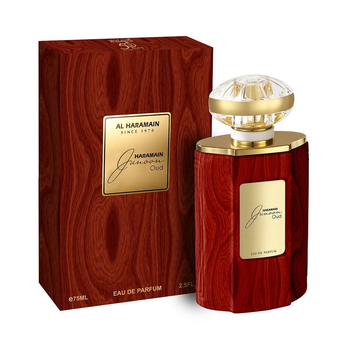 Profumo unisex Al Haramain Junoon Oud EDP 75 ml-0