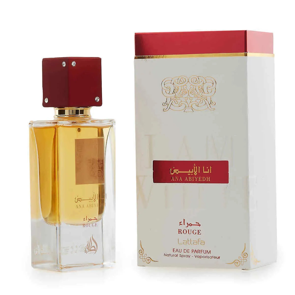 Lattafa Ana Abiyedh Rouge eau de parfum spray 60 ml