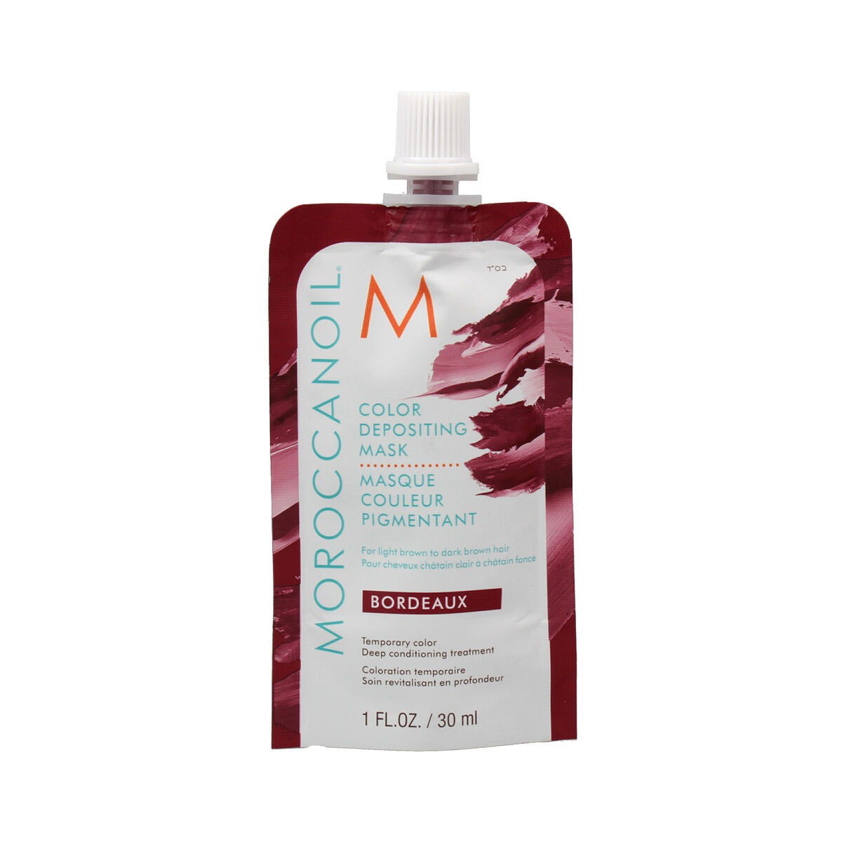 Mască de păr Moroccanoil Depositing Bordeaux 30 ml-0