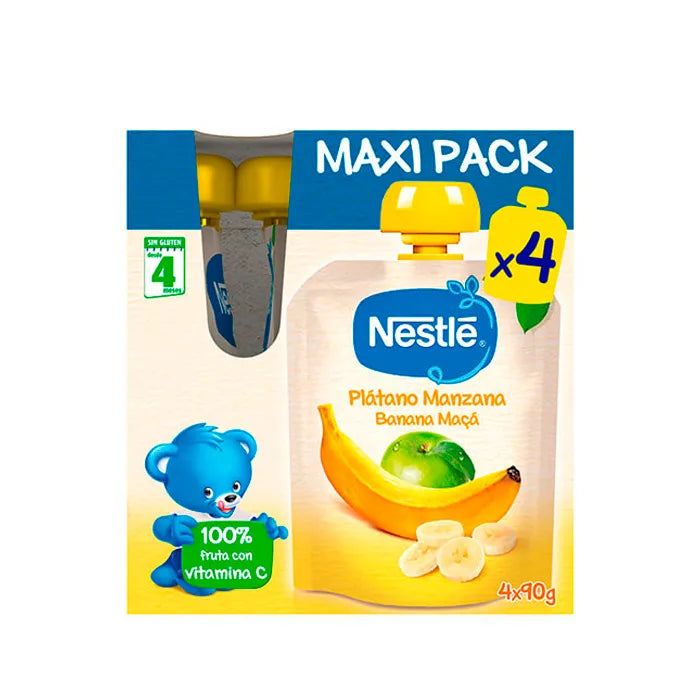 Nestle Bustina di Banana e Mela 4x90 g