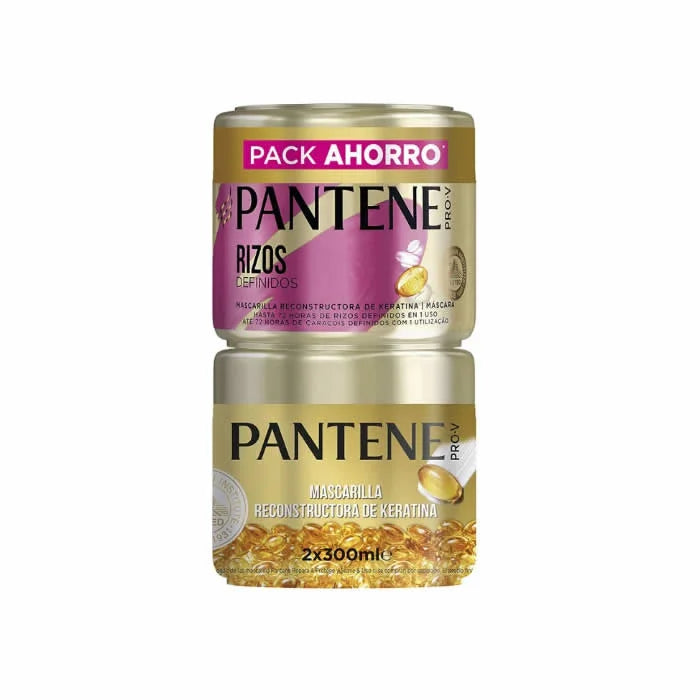 Pantene Keratin Reconstructing maschera for Defined Curls 2x300 ml